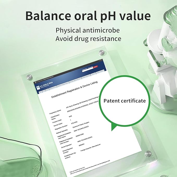 3 Count Mint Breath Spray Mouth Spray Breath Freshener Oral Care for All Ages 0.33OZ (10ML) Mint Peach Flavor