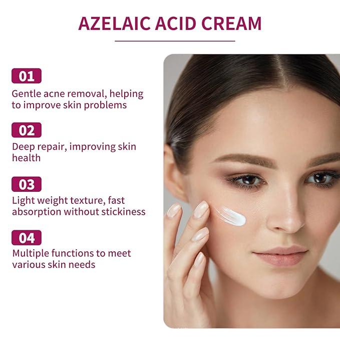 Azelaic Acid for Face Balance Skin Tone & Cleanse Pores, Azelaic Acid Serum-Relieve Acne, Blackhead & Redness,Premium Skin Care,20g(1 Pcs) (1PCS, Gram, 20)