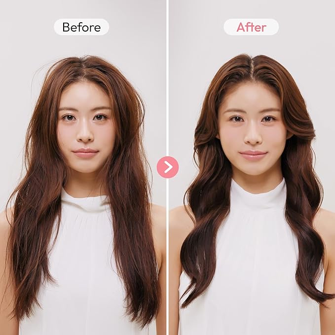 VODANA Professional GlamWave Ceramic Curling Iron, Long-Lasting Natural Curls, Instant Heat, Hair Curler, Curling Wand, Available in USA (1.6 inch, Pink)