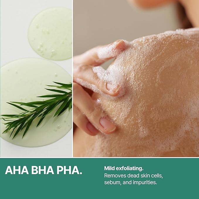 SOME BY MI AHA BHA PHA 30 Days Miracle Acne Clear Body Cleanser – Pack of 2 – Daily Exfoliating Tea Tree & Salicylic Acid Acne Body Wash – Deep Cleanses Sebum, Oil & Impurities – Korean Skin Care