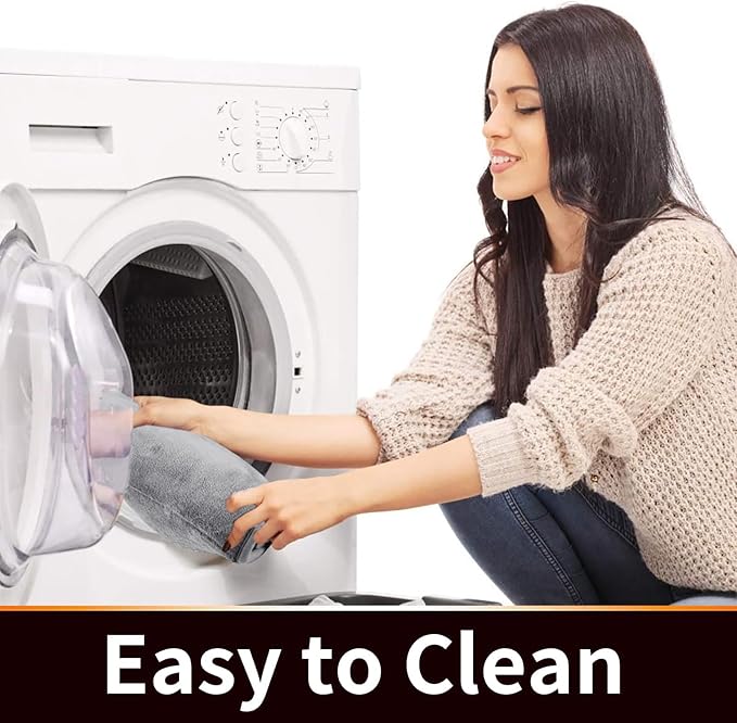 Yimobra Memory Foam Toilet Bath Mat U-Shaped, Commode Contour Rug, Soft and Comfortable, Super Water Absorption, Non-Slip, Thick, Machine Wash and Easier to Dry for Bathroom, 24 X 20 Inches, Grey