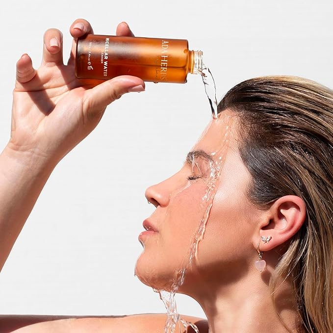 | Micellar Water Cleanser with Rose Water, Cucumber Extract, and Royal Jelly For All Skin Types - Made in France