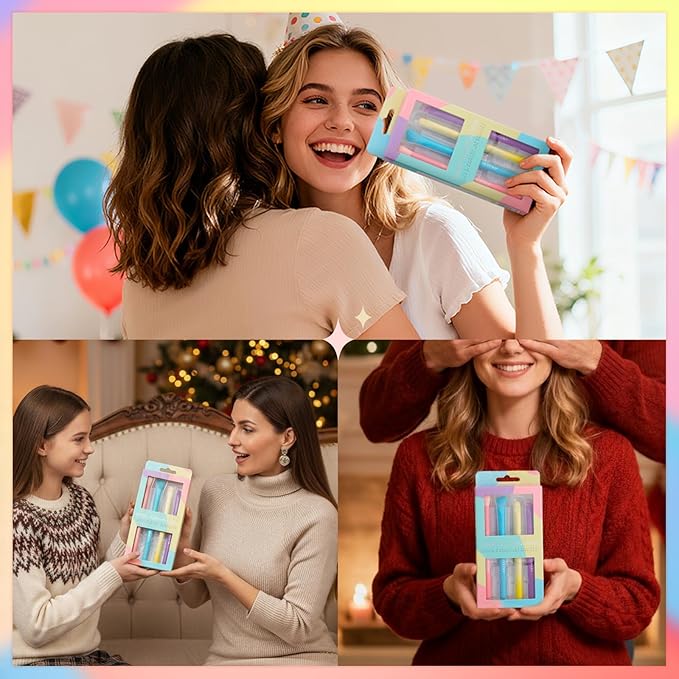 docolor Eye Makeup Brush Set, 4 Pcs Professional Blending Eyeshadow Makeup Brushes Concealer Brush Eyebrow Brush, Soft Hairs & Wood Handle, Vegan ๏ผ Cruelty-Free