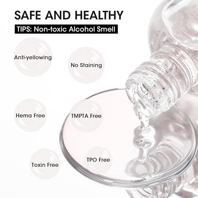 GELLEN 3-In-1 Clear Nail Polish Base Top Coat, Nail Strengthener Growth, Breathable Nail Polish, Treatment For Damaged Dry Nails, Keratin & Vit E, Air Dry, Hema Free, Non-toxic, Anti-yellowing