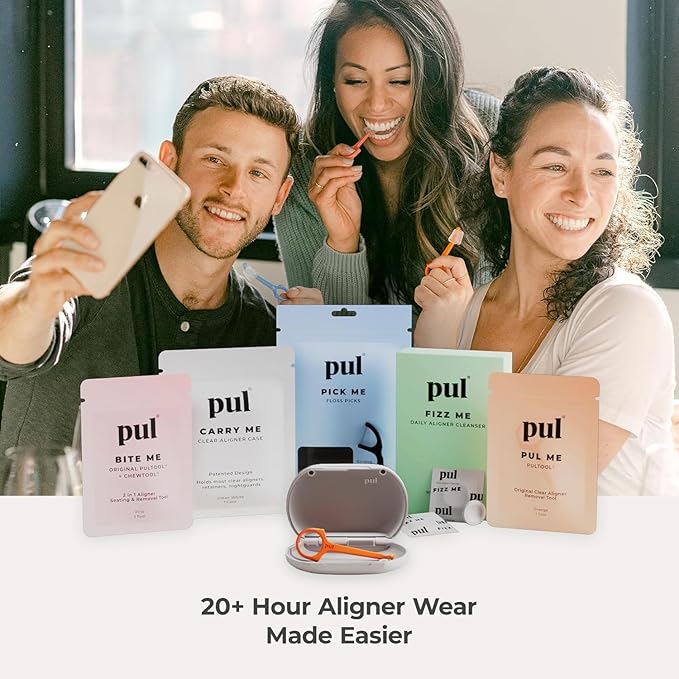 PUL Dental Floss Picks – Mint Teeth Flossers for Deep Cleaning, Removing Food Particles & Plaque – Shred-Resistant Nylon Floss, Plant-Based Handle, Fluoride Free – for Adults & Kids (50 Count)