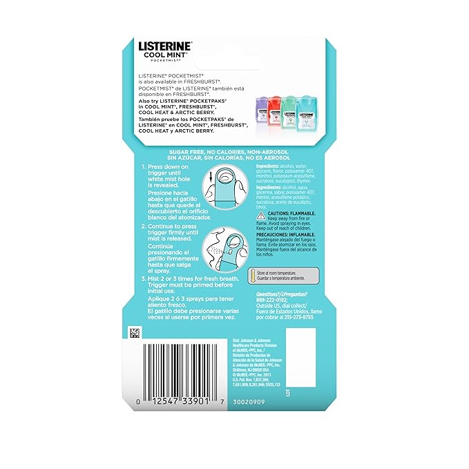 Listerine Pocket Mist Cool Mint 7.7 ml