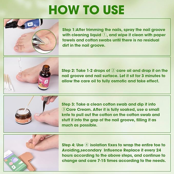 Toenail Fungus Treatment Extra Strength, 7 Days Nail FungusTreatment for Toenail - Pure Natural Plant Extracts, Toe Nail Fungus Treatments for Athletes Foot, Thick, Broken, Discolored & Damaged Nail