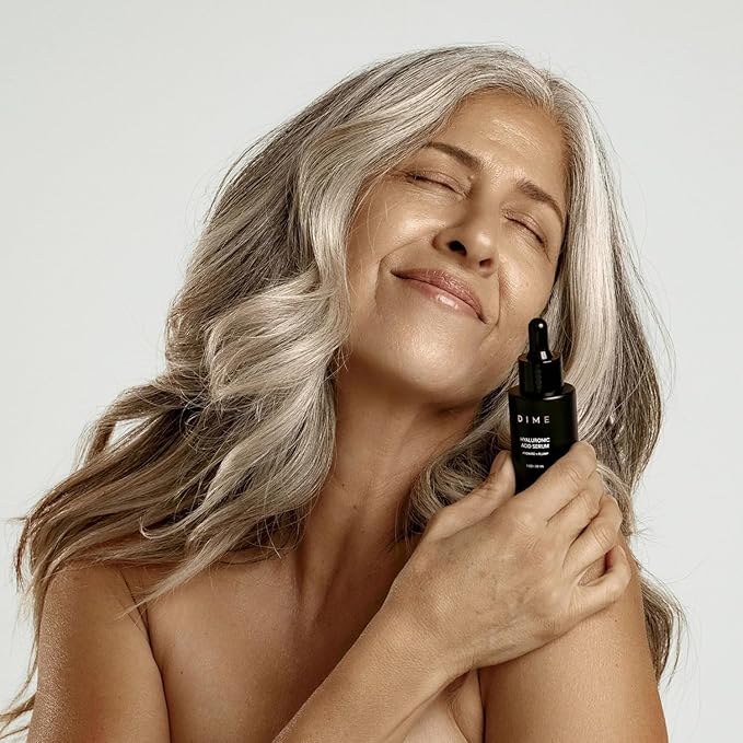 DIME Beauty Serum Set ($64 Value) - Includes Hyaluronic Acid + Hyper Glow Serum (30 ml Each)