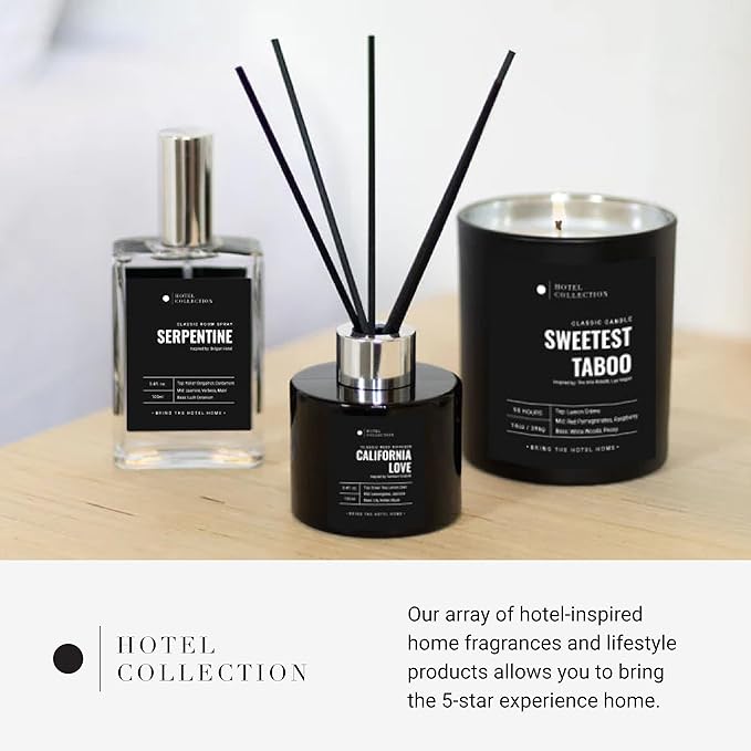 Desert Rose Reed Diffuser Set,Luxury Hotel Inspired Home Diffuser, Lasting 4 Month Longevity, 100mL