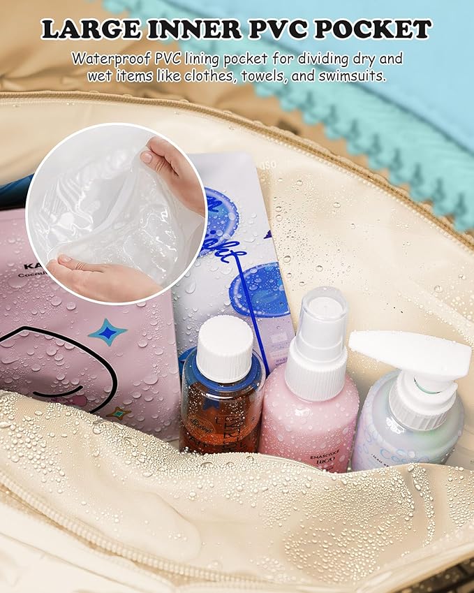 Sweet 15 Gifts for Girls-Duffle Bag, Weekender Bags for Girl,Teen Gifts for Girl-Initial Overnight Bag with Wet Pocket,Lightweight Dance Bags Personalized Gymnastics bag with Makeup Pouch