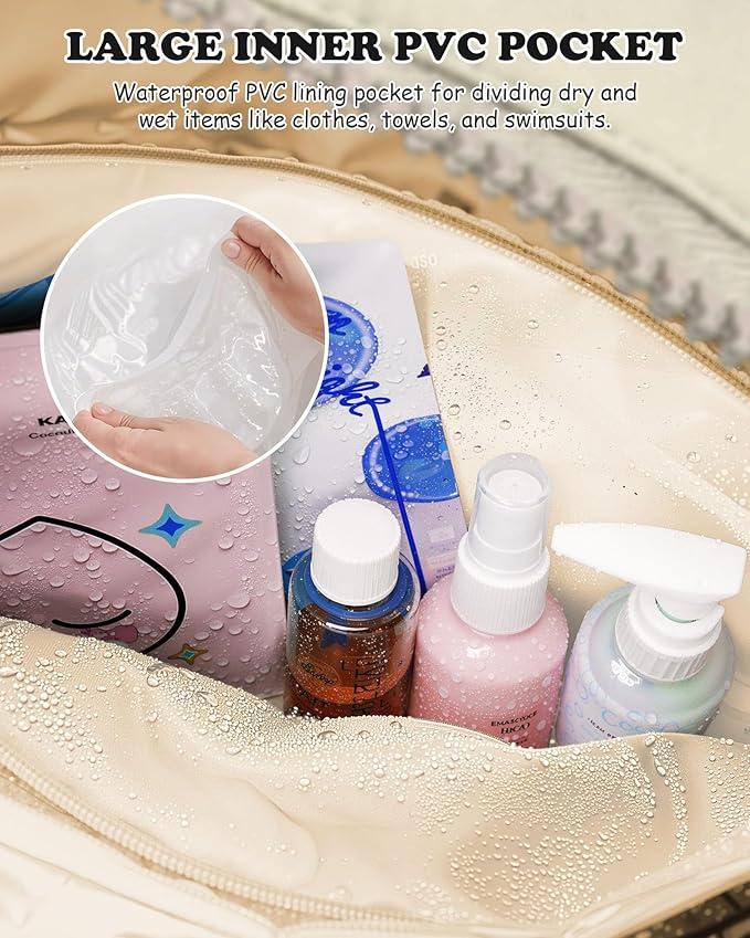 Teen Girls Trendy Stuff-Duffle Bag for Travel Women, Travel Bags,Teenage Girls Gift Ideas-Initial Overnight Bag with Wet Pocket,Weekender Bags Personalized Gym Tote with Makeup Pouch