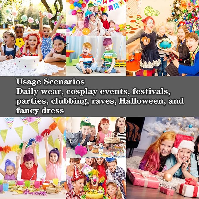 Black Hair Color Wax, Temporary Hair Color Wax, Temporary Hair Dye for Dark Hair, Washable, Kids, Halloween, Cosplay, Party, Girls