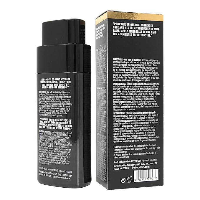 iroiro Premium Hair Black/Brown Shampoo (Black)