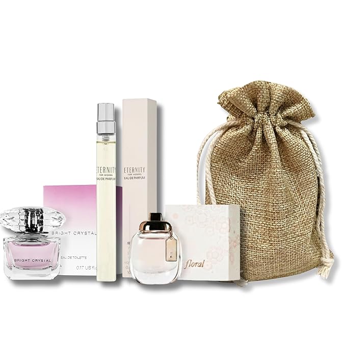 Bundle – 3 Designer Mini Perfumes for Women, Elegant Fragrance Gift Set
