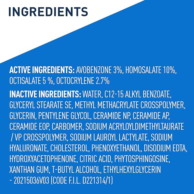 CeraVe Ultra-Light Moisturizing Lotion With SPF 30, Daily Face Moisturizer with SPF, Formulated with Hyaluronic Acid & Ceramides, Broad Spectrum SPF, Oil Free, Matte Finish, 1.7 Ounce