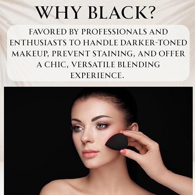 Super Soft Beauty Blender Sponge Set of 2, Makeup Sponges for Foundation, Liquid, Cream and Powder, Beauty Blender pack for Blending, makeup sponges for foundation