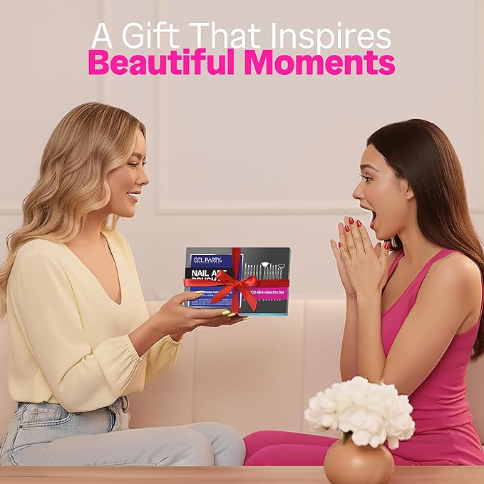 GELPARTY Nail Art Brush Kit – 32 PCS Professional Nail Brushes for Acrylic, Gel, UV/LED, Ombre & 3D Design | All-in-One Manicure Tool Set for Salon & DIY