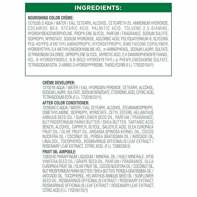 Garnier Nutrisse Nourishing Hair Color Creme, 30 Darkest Brown (Sweet Cola) (Packaging May Vary)