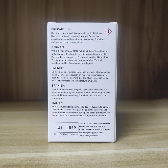 HIQILI 1 Fl Oz Jasmine Essential Oil, 100% Pure Natural for Diffuser, Hair, Skin, Perfume Making - 30ml