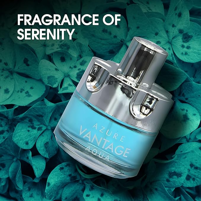 3Pack Men Cologne Azure Vantage Series Eau De Parfume Spray with Woody Floral & Fruity Scent Perfume Gift Set Day to Night Luxury Fragrances