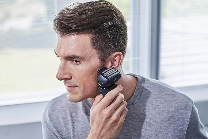 Panasonic ARC5 Electric Razor for Men with Pop-Up Trimmer, Wet/Dry 5-Blade Shaver, Men's Electric Razors for Shaving Face with Intelligent Shave Sensor and 16D Pivoting Head, ES-LV67-K (Black)