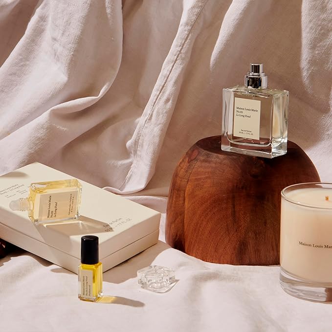 Maison Louis Marie - No.02 Le Long Fond Natural Roll-On Perfume Oil Sample | Luxury Clean Beauty + Non-Toxic Fragrance (0.1 fl oz | 3 ml)