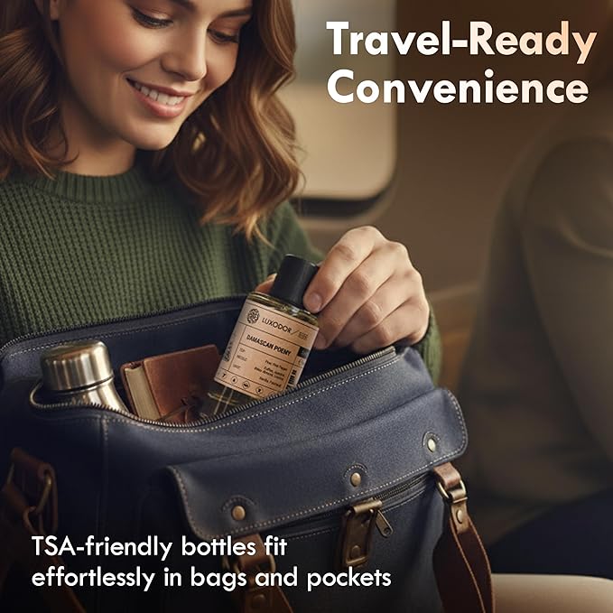 Inspired by Y S.L's B.lack O.pium - Damascus Poemy with perfume oil 10 ml Roll-On - pheromones perfumes for women cologne - dupes fragrances - Clean Paraben Free Vegan - 3.4 fl. oz (100ml)