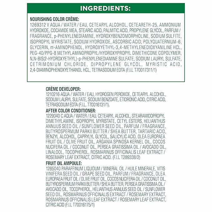 Garnier Hair Color Nutrisse Nourishing Creme, 20 Soft Black (Black Tea) Permanent Hair Dye, 2 Count (Packaging May Vary)