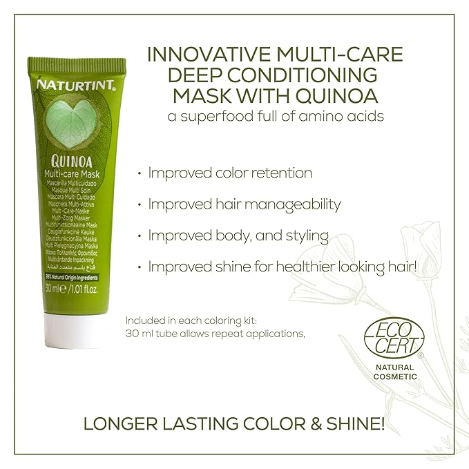 Naturtint 9N Honey Blonde Permanent Hair Color (Pack of 6), Ammonia Free, Vegan, Cruelty Free, up to 100% Gray Coverage, Long Lasting Results (Packaging may vary)