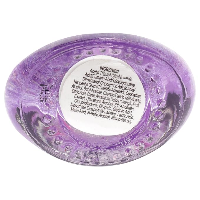 Nailtopia - Plant-Based Chip Free Nail Lacquer - Non Toxic, Bio-Sourced, Long-Lasting, Strengthening Polish - Jomo (Sheer Purple) - 0.41oz