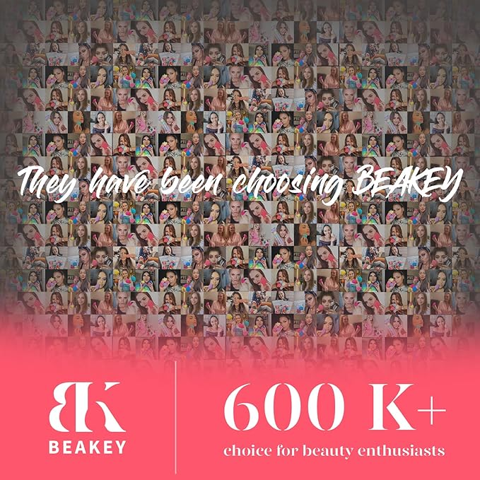 BEAKEY Makeup Sponge Set 5 Pack Micro Porous Low Absorption Soft Latex Free Foundation Beauty Sponges & Blenders for Powder Cream, Stocking Stuffers for Women