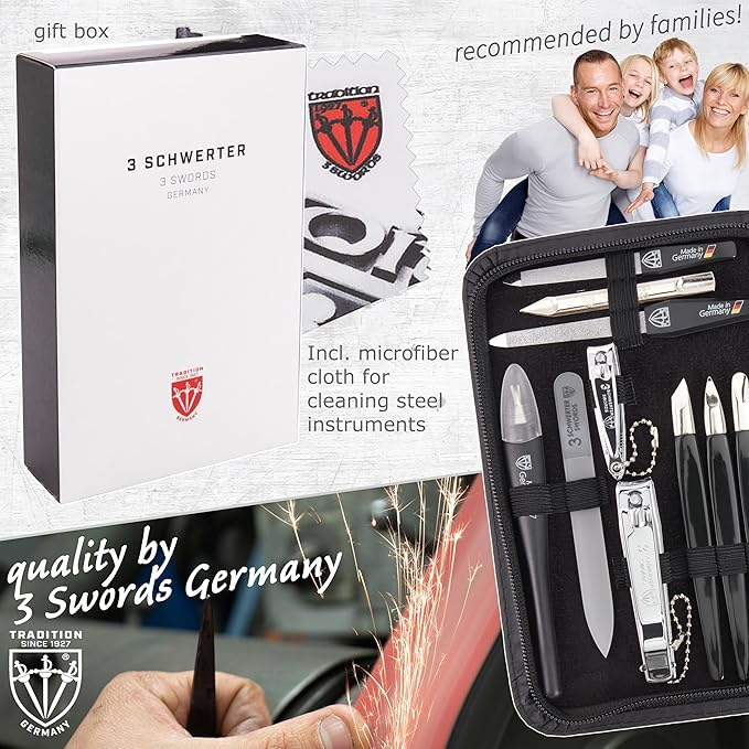 3 Swords Germany – Manicure Pedicure Grooming Set kit (548)