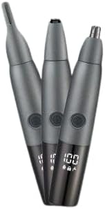 Nose Trimmer for Men and Women Painless Ear Nose Facial Eyebrow Hair Trimmer for Women Electric Ear and Nose Trimmer Dual Edge LED 3 in 1 Easy Clean IPX7 Waterproof