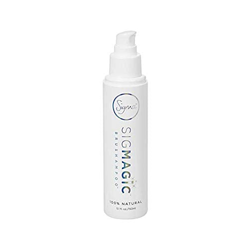 Sigma Beauty Sigmagic Brushampoo Liquid - Professional Grade Cleaner Solution for Makeup Brushes & Sponges to Remove Makeup Residue (5.1 FL Oz)