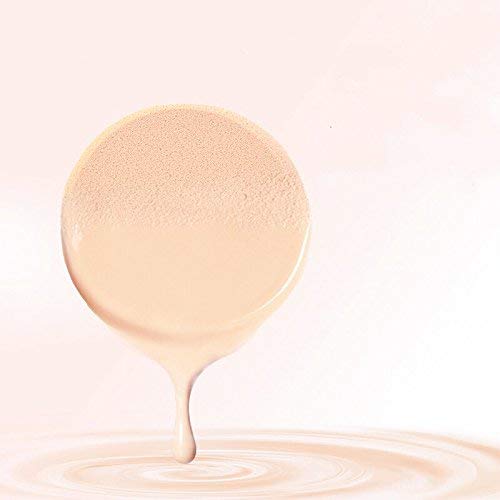 OWLFAVO 4pcs Round Makeup Sponges Supplement, Beauty Face Primer Compact Powder Puff, Blender Sponge Replacement for Cosmetic Flawless Foundation, Sensitive and All Skin Types