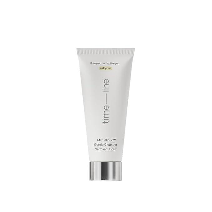 Timeline Mito-Biotic™ Travel Size Gentle Cleanser - Non-Drying & Calming With Ceramides To Remove Makeup & Strengthen Skin Barrier For All Skin Types - 1.7 Fl Oz