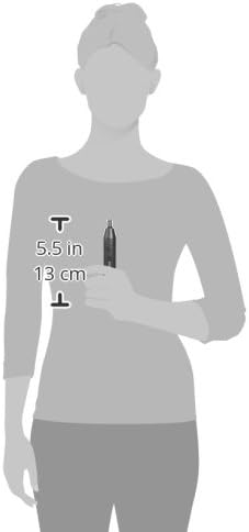 ConairMan Nose Hair Trimmer for Men, For Nose, Ear, and Eyebrows, Patent 360 Bevel Blade for No Pull, No Snag Trimming Experience, Cordless Trimmer 2 piece Set with Detail and Shaver Attachments