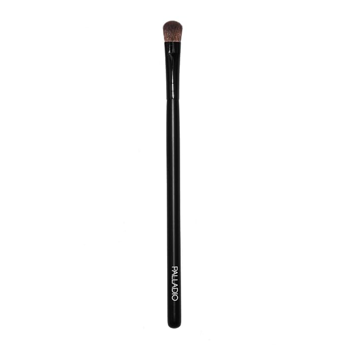 Palladio Flat Shadow Brush, Eyeshadow Flawless Blending, Perfect to Contour, Soften Edges, Smooth Finish, Synthetic Natural Bristles, Soft Feel, Comfortable Grip, Professional Application