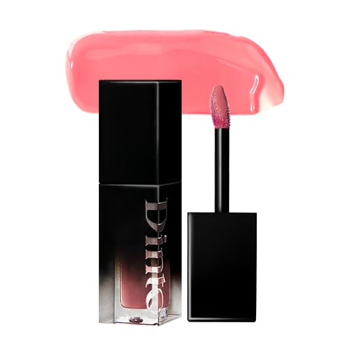 DINTO Blur-Glowy Lip Tint - Glossy Finish, Hydrating, Long Lasting, Lightweight Texture, Non-Sticky, Vegan & Cruelty-Free, K beauty (205 Justitia, 0.11 fl.oz)