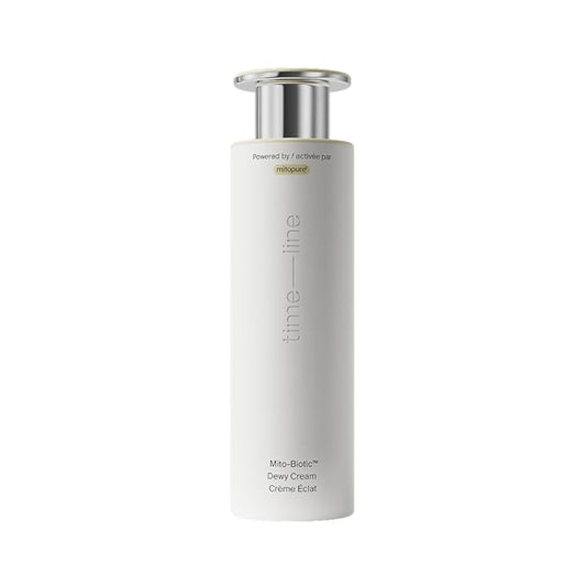 Timeline Mito-Biotic™ - Dewy Cream Lightweight Moisturizer With Peptides to Hydrate, Plump & Protect Dry Skin - 1.7 Fl Oz