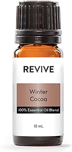 Winter Cocoa Essential Oil Blend 10mL by Revive Essential Oils - 100% Pure Therapeutic Grade, for Diffuser, Humidifier, Massage, Aromatherapy, Skin & Hair Care