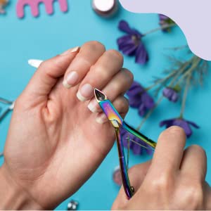 Professional Cuticle Cutter & Pusher Trimmer Manicure Tools with Double Spring – Perfect Nail Care Tool for Manicure & Pedicure Beauty at Home/Spa/Saloon