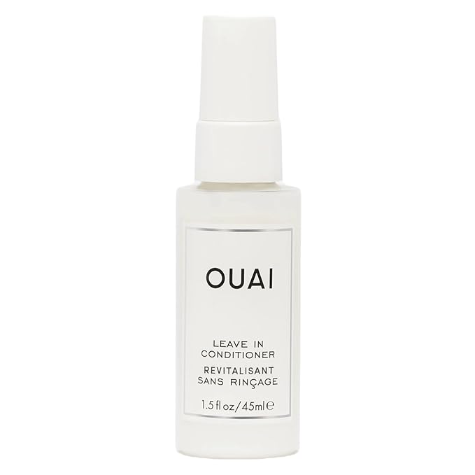 OUAI Leave In Conditioner & Heat Protectant for Hair - Prep Hair for Styling or Use as Detangling Spray to Fight Frizz & Flyaways - No Parabens, Sulfates or Phthalates (1.5 oz)