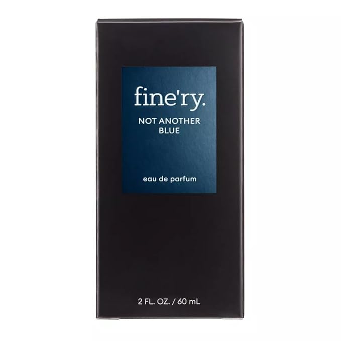 Finery Not Another Blue Men's Eau De Parfum | Men's Eau De Cologne, 2 fl oz | With Makeup Remover Pads Gift