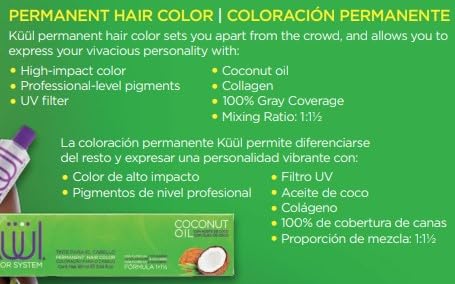 Fantasy Nails Küül Color System, DORADOS (7.3 RUBIO DORADO), 3.04 Fl Oz, 1 Count