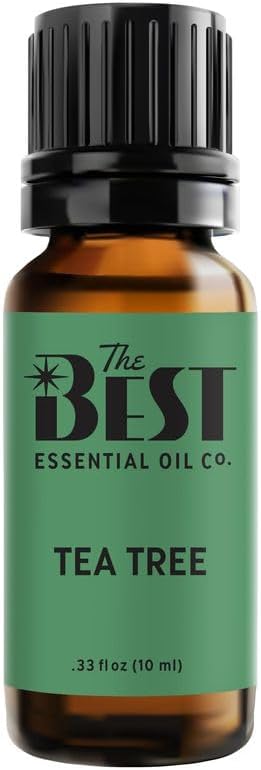 The Best Tea Tree Essential Oil- Premium Grade- 100% Pure & Natural for Aromatherapy, Diffuser, Spa, Massage, Air Freshener- 10 ml (.33 fl oz)