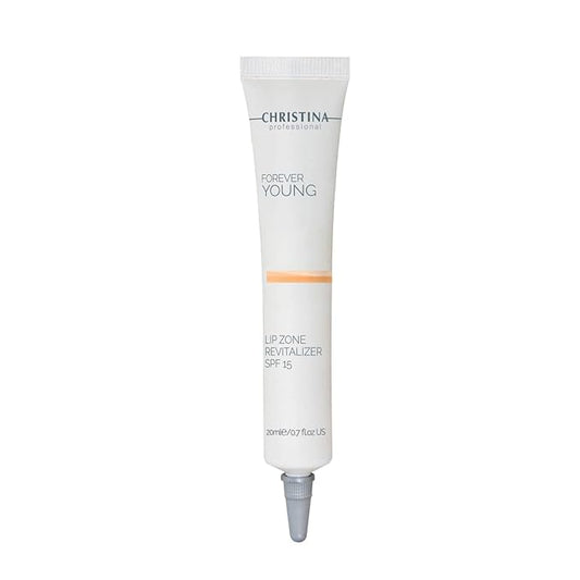 Christina Forever Young Lip Zone Peptide Sunscreen Balm SPF15 | Moisturizes, Nourishes, and Softens Lips | Fights Aging and Exfoliation | For Dry, Normal, Sensitive Skin 20ml