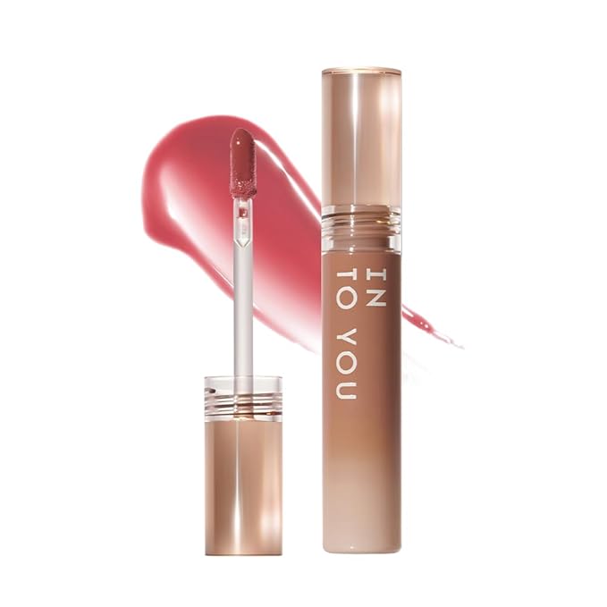 INTO YOU Lip Stain Long Lasting, Lip Gloss, Lip Tint, Lip Plumper Gloss, Glitter Lip Gloss, Liquid Lipstick, Vivid Color, Smudge-Proof, Lightweight, Naturally Moisturizing, Lip Oil For Dry Lips (G05)
