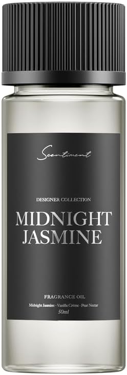 Scentiment Diffuser Oil - Midnight Jasmine | Home Aromatherapy Fragrance Oil (50ml)