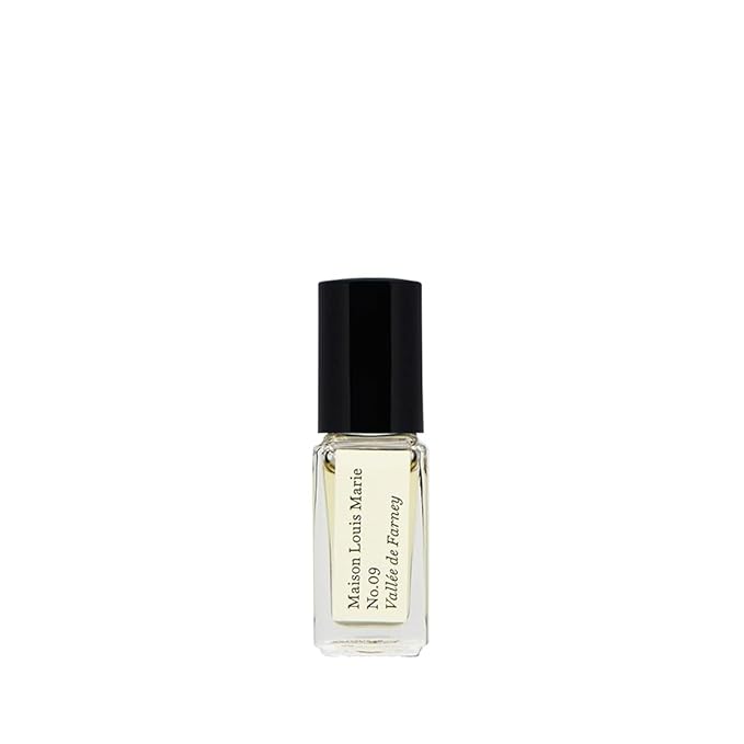 Maison Louis Marie - No.09 Vallée de Farney Natural Roll-On Perfume Oil Sample | Luxury Clean Beauty + Non-Toxic Fragrance (0.1 fl oz | 3ml)